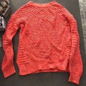Coral sweater